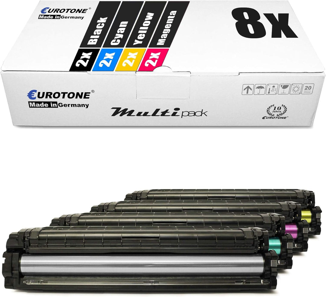 8X Müller Printware Toner für Samsung CLX 6260 FW ND FR FD Premium Line ersetzt CLT-506L Set aus 8,