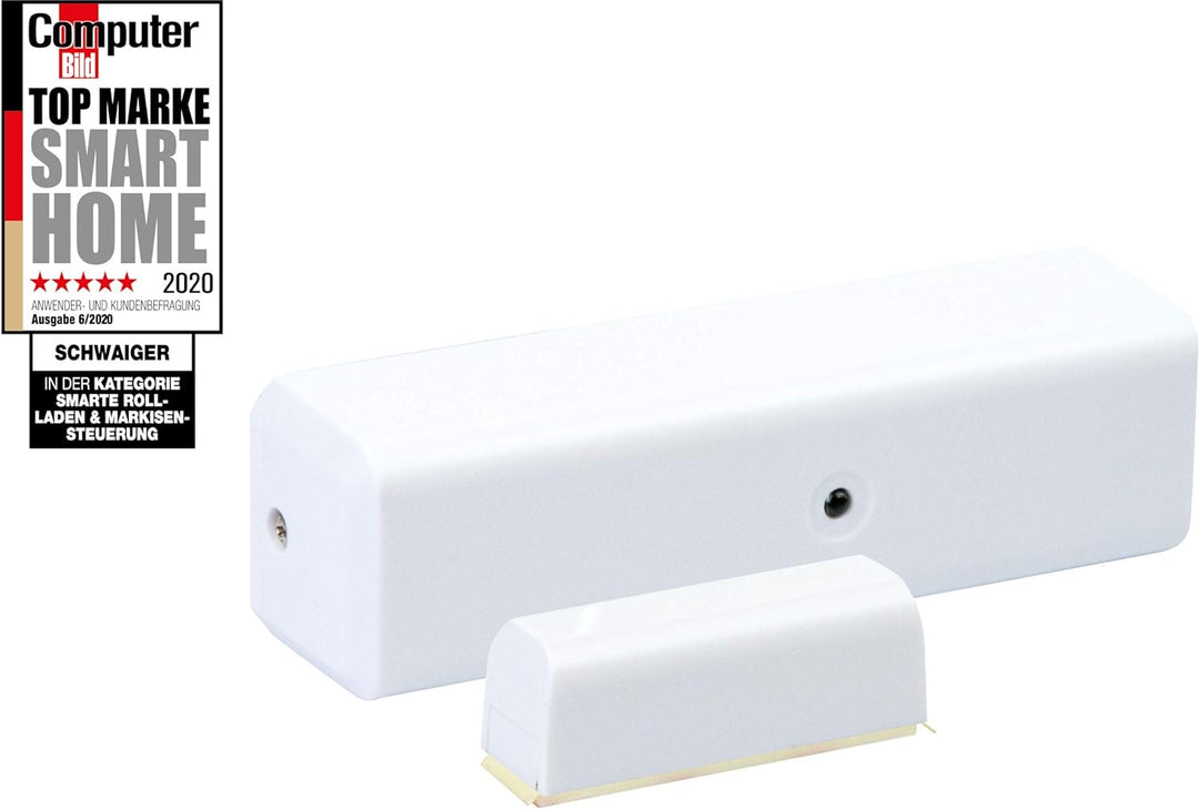 SCHWAIGER -ZHS09- Tür- und Fenstersensor/ Türalarm/ Fensteralarm/ Alarmanlage/ Einbruchschutz Tür, F