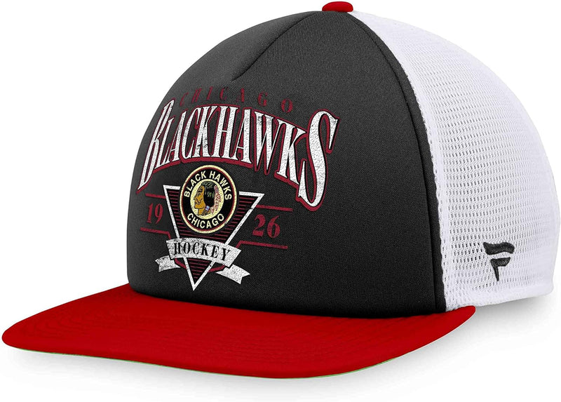 Fanatics - NHL Chicago Blackhawks True Classic Foam Front Trucker Snapback Cap