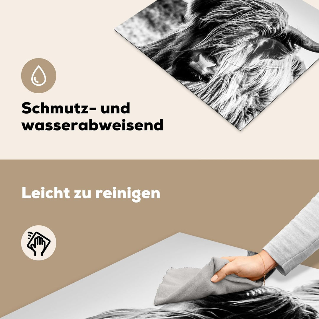KitchenYeah© Herdabdeckplatte Einteilig Küche Herdabdeckung Ceranfeld Herdabdeckplatten Anti Rutsch