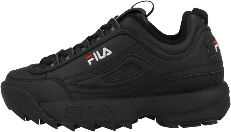 FILA Damen Disruptor Wmn Sneaker Sneaker Schwarz Black Black 12v 38 EU, Sneaker Schwarz Black Black