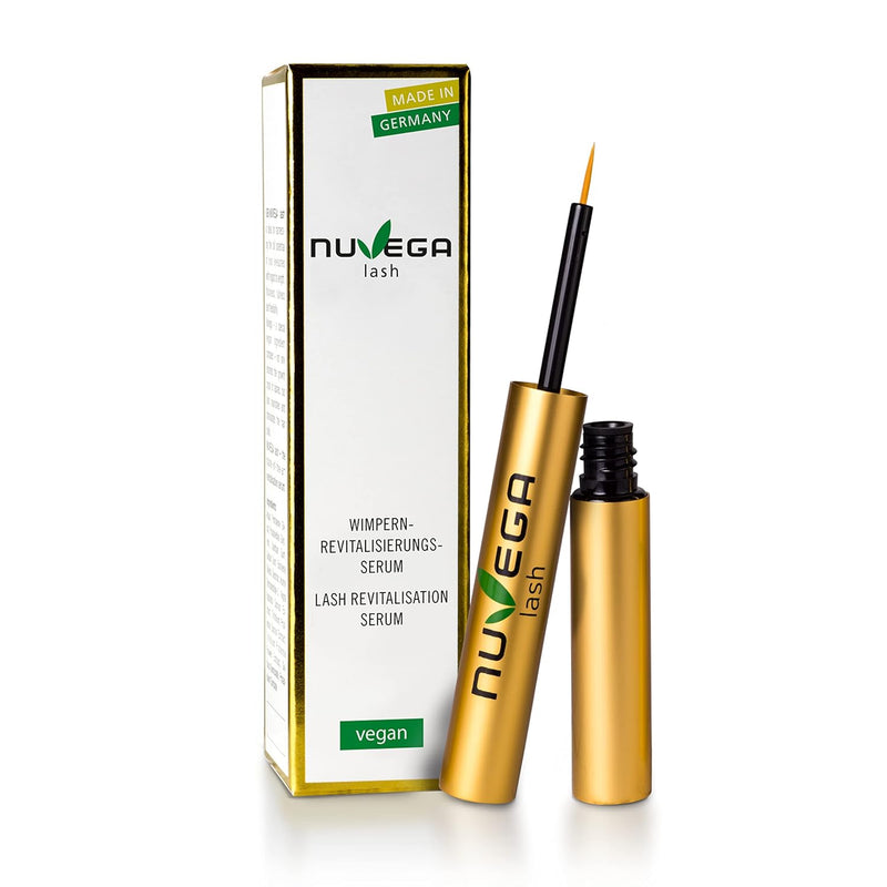 Nuvega Lash – Veganes Wimpernserum & Augenbrauenserum für lange Wimpern in nur 4-6 Wochen I Lash Ser