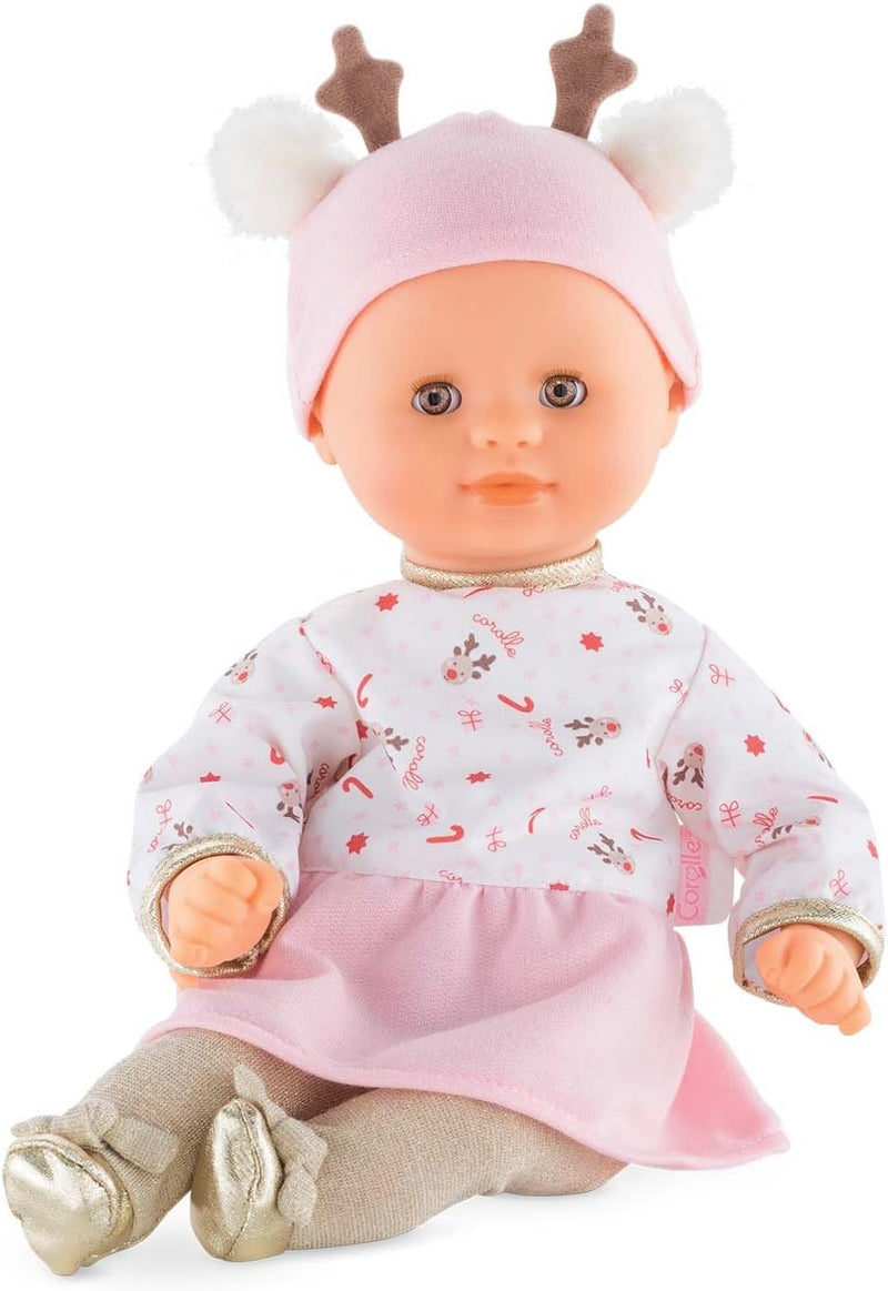 Corolle FPJ94 Bébé Calin Babypuppe, rosa, weiss, 30 cm