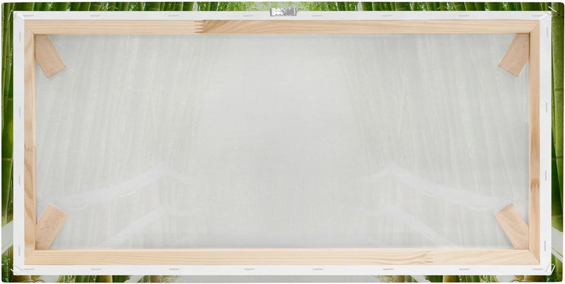 Bilderwelten Leinwandbild - Bamboo Way - Quer 1:2, 30cm x 60cm, 30cm x 60cm