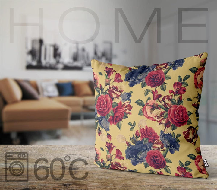 VOID Blumenbouquet Blumenmuster Kissenbezug Kissenhülle Sofakissen Kissen Deko Outdoor-Kissen Dekoki