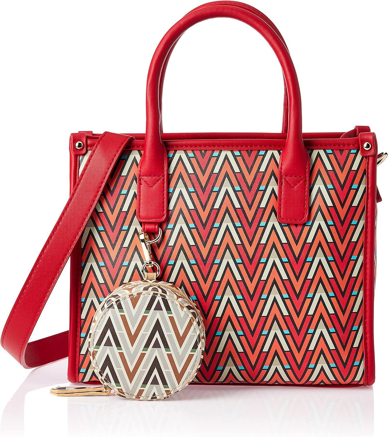 VALENTINO Bags Tonic - Handtasche 26 cm Rosso / Multicolor, Rosso / Multicolor