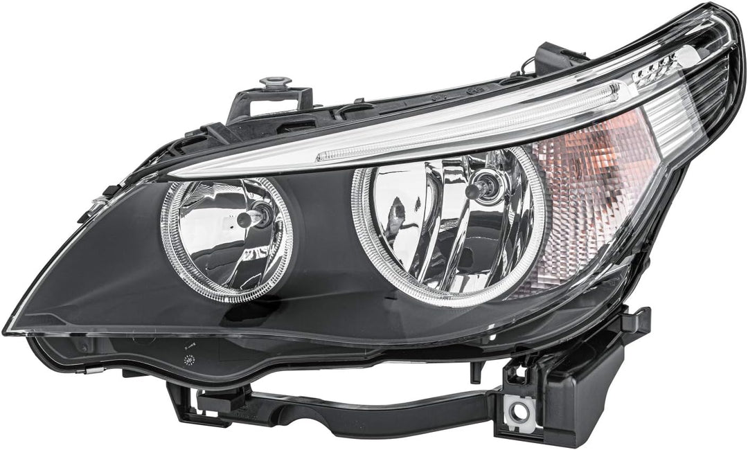 HELLA 1EF 008 673-071 Halogen-Hauptscheinwerfer - links - für u.a. BMW 5 (E60), Links