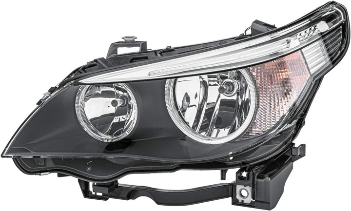 HELLA 1EF 008 673-071 Halogen-Hauptscheinwerfer - links - für u.a. BMW 5 (E60), Links