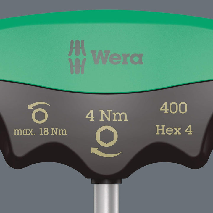 Wera 05005080001 400 Hex Drehmoment Schraubendreher Schwarz, Grün 4.0 mm, 4.0 Nm, 4.0 mm, 4.0 Nm
