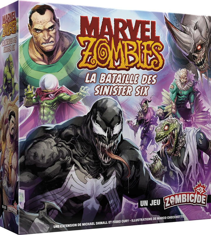Asmodee - Marvel Gesellschaftsspiel, CMNMZB06FR, Erweiterung: Die Schlacht der Sinister Six
