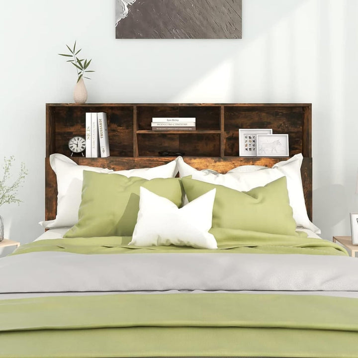 Tidyard Kopfteil-Regal mit Stauraum Wand-Kopfteil Betthaupt Polsterkopfteil Bettkopfteil für Bett Be
