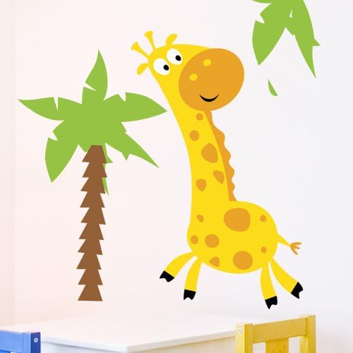 Wandkings Dschungeltiere Wandsticker XL Set, 28 Aufkleber, Gesamtfläche 130 x 45 cm