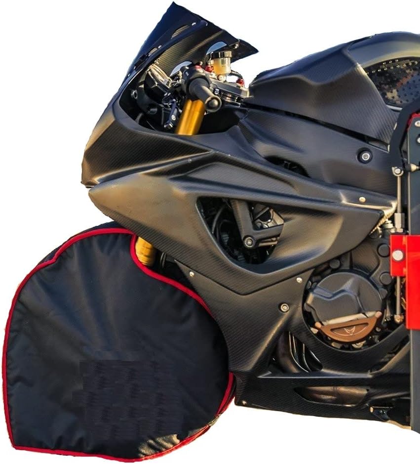 Motorrad Windschutz für Reifenwärmer 120/70-17 und 180-200/55-17