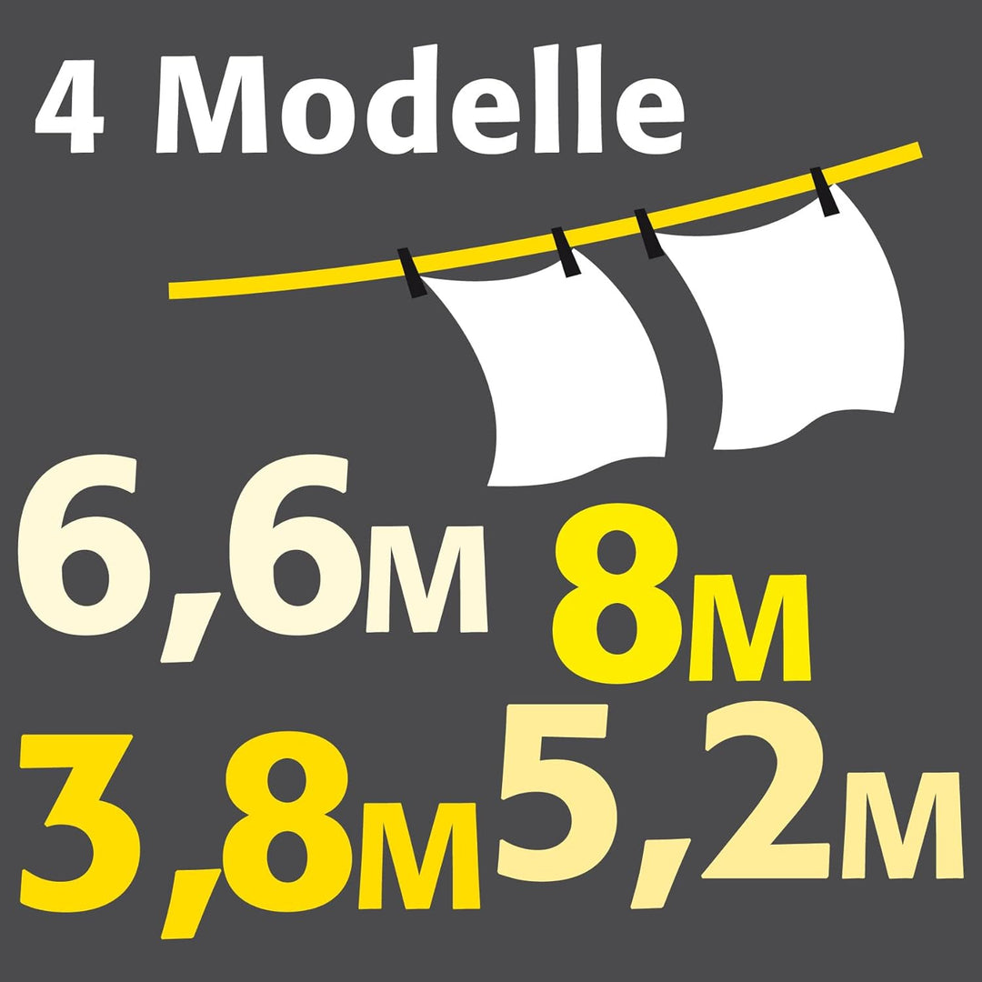 Juwel Wäschetrockner Ruck Zuck 60 (Wandtrockner ausziehbar, Trockner für innen und aussen, Tragkraft