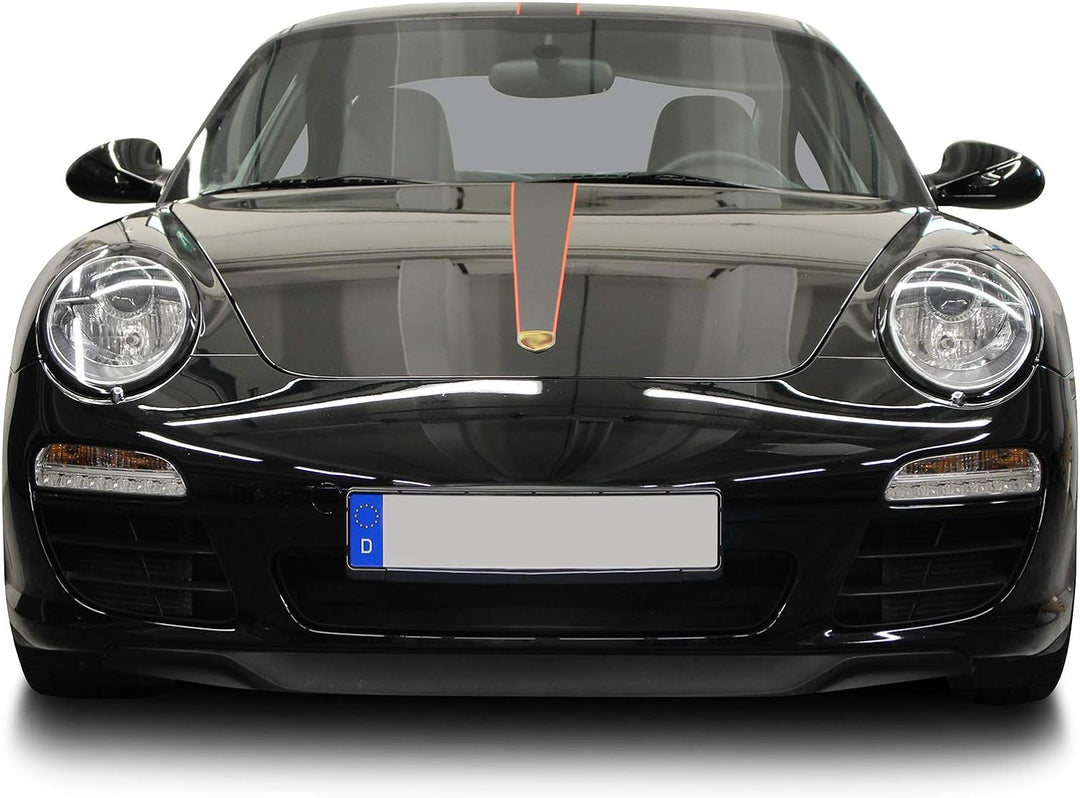 Finest Folia Folie Aufkleber Set Scheinwerfermaske Schwarz Dekor für Front Scheinwerfer Auto Kfz Zub