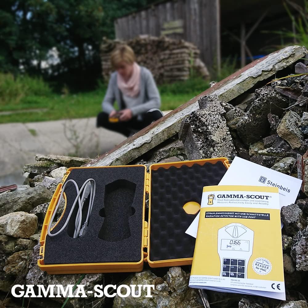GAMMA-SCOUT Messgerätekoffer für die sichere Aufbewahrung von Geigerzähler & Zubehör - Made in Germa