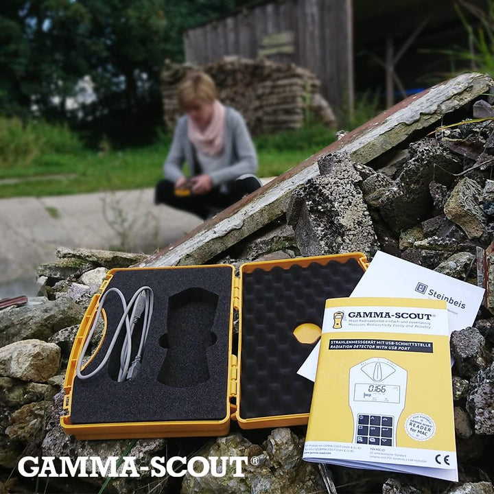 GAMMA-SCOUT Messgerätekoffer für die sichere Aufbewahrung von Geigerzähler & Zubehör - Made in Germa
