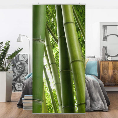 Bilderwelten Raumteiler Bamboo Trees 250x120cm inkl. transparenter Halterung 250x120cm incl. transpa