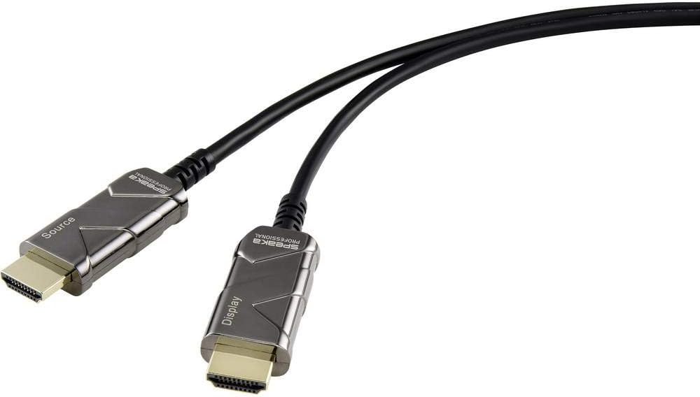 Speaka Professional HDMI Anschlusskabel HDMI-A Stecker, HDMI-A Stecker 50.00 m Schwarz SP-8821972 Ul