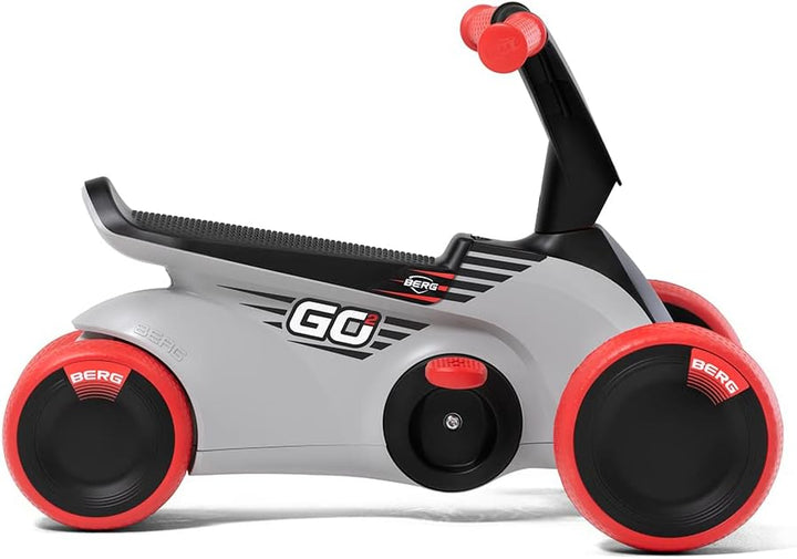 Berg GO² 2in1 Rutschauto, Rutscher und Laufrad, Kinderrutscher, Kinderauto mit Ausklappbare Pedale,