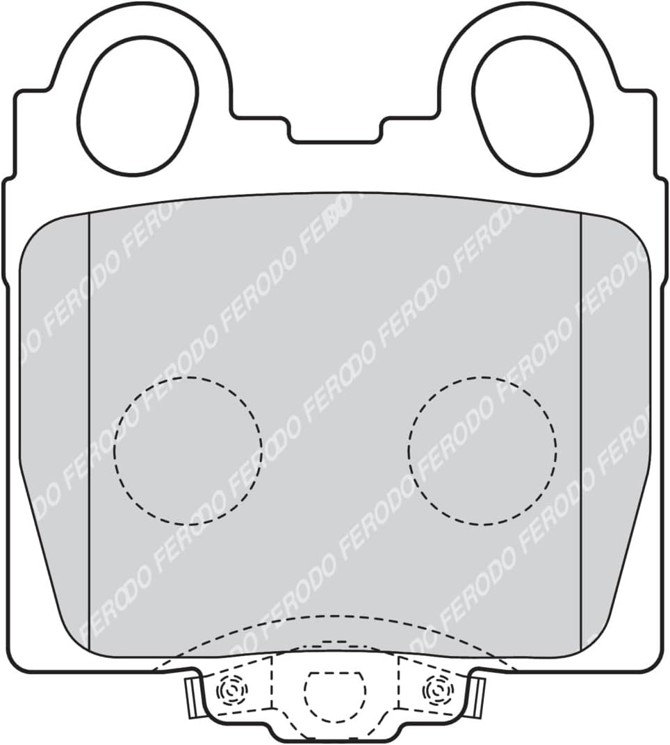 Ferodo FDB1610 PREMIER Bremsbelagsatz, Scheibenbremse - (4-teilig) - (4 Stück)
