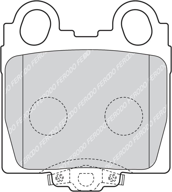 Ferodo FDB1610 PREMIER Bremsbelagsatz, Scheibenbremse - (4-teilig) - (4 Stück)