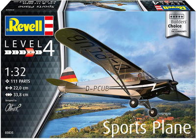 Revell 03835 Sports Plane Builder's Choice Air Craft originalgetreuer Modellbausatz für Fortgeschrit