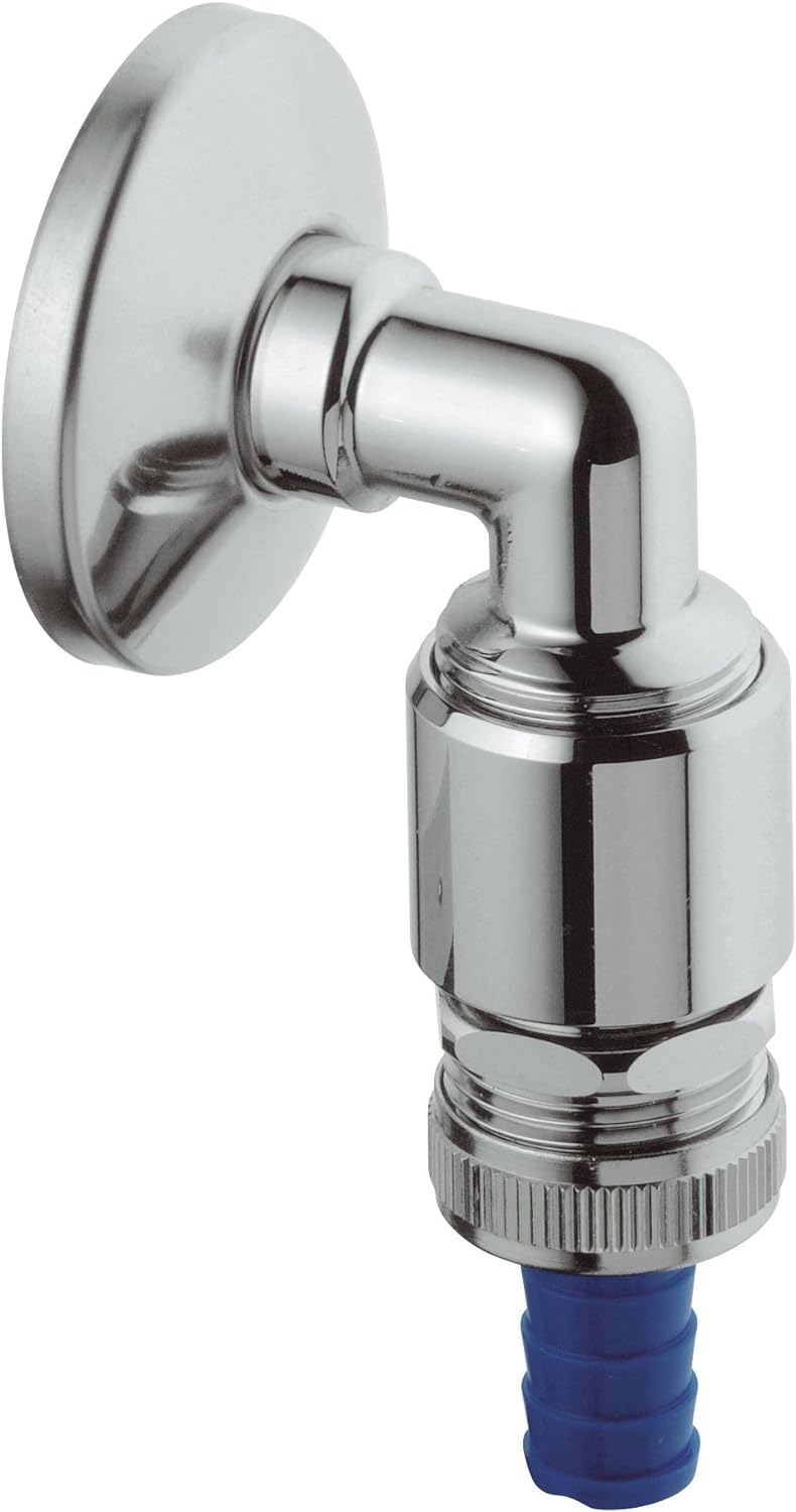 GROHE Eggemann Original WAS Schlauchanschlussbogen DN15 mit Rohrbelüfter 41126000 12,4 x 8 x 4,8 cm,