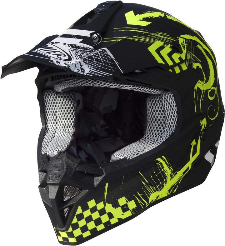 Premier HELM EXIGE RX Y BM,SCHWARZ/FLUO GELB,XL XL SCHWARZ / FLUO GELB, XL SCHWARZ / FLUO GELB