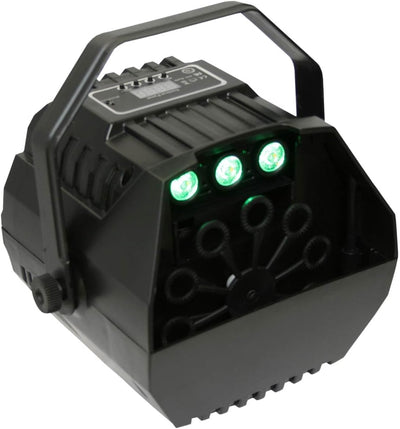 E-Lektron B102 Seifenblasenmaschine RGB LED-Beleuchtung und Fernbedienung für Party, Disco, Kinder-P