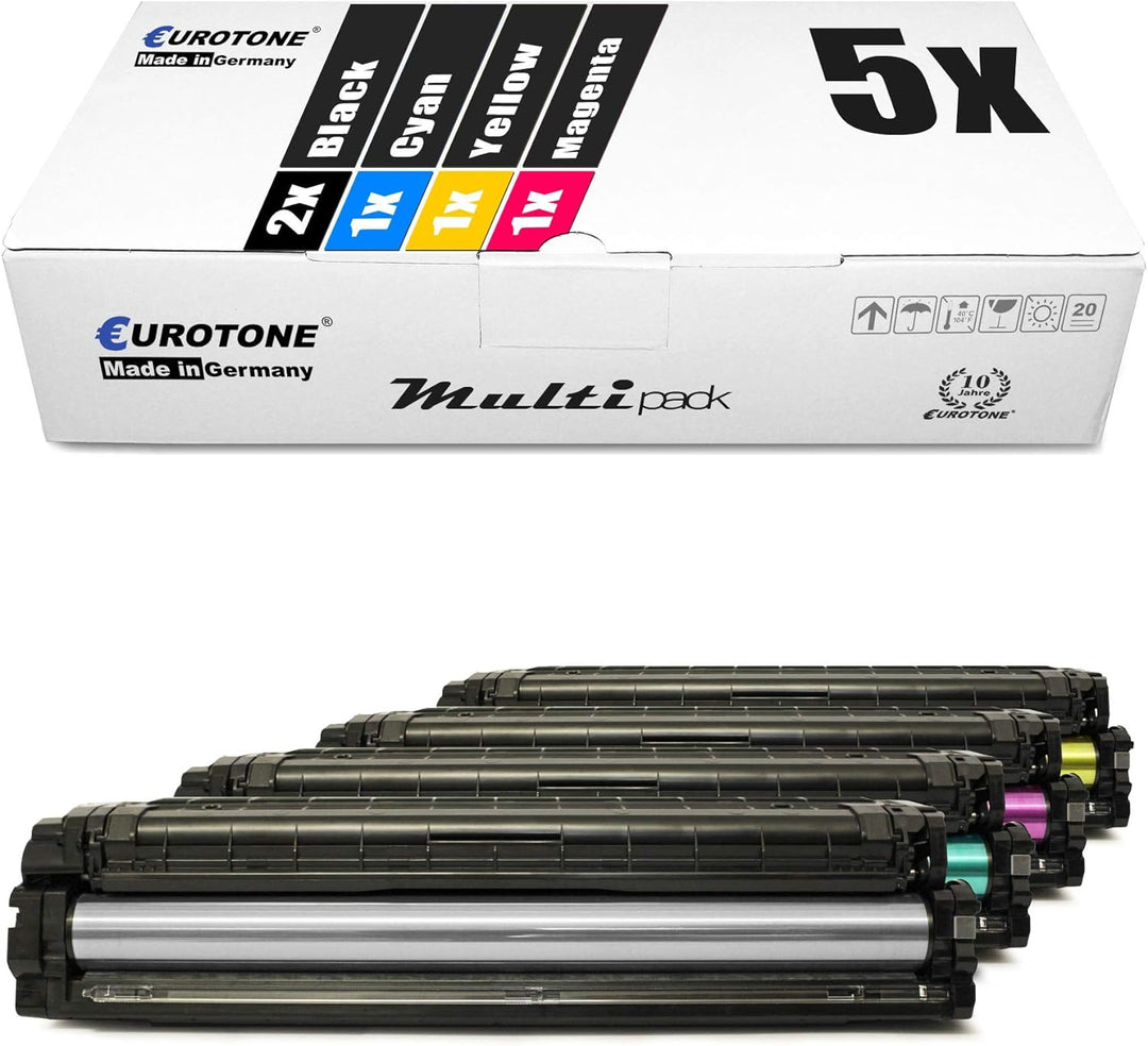 5X Müller Printware Toner für Samsung CLX 6260 FW ND FR FD Premium Line ersetzt CLT-506L Set aus 5,