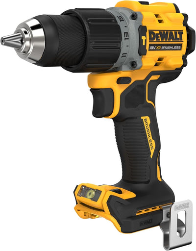 Dewalt 18V Akku-Schlagbohrschrauber DCD805NT (bürstenloser Motor, 2-Gang-Vollmetallgetriebe, mit LED