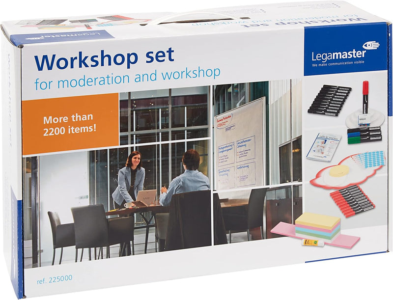 Legamaster 7-225000 Moderationsset mit Moderationszubehör Komplett, Komplett
