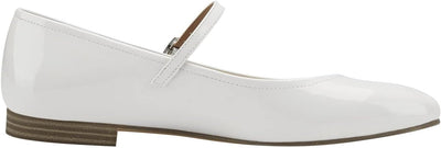 Tamaris Damen Ballerina 1-1-24214-20 schmal 41 EU White Patent, 41 EU White Patent