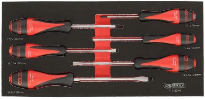 KS Tools 714.0114 Material-114 Werkzeuge 2 Schubladen für Werkstattwagen