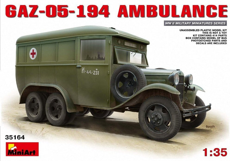 MiniArt 35164 - Modellbausatz GAZ-05-194 Ambulance