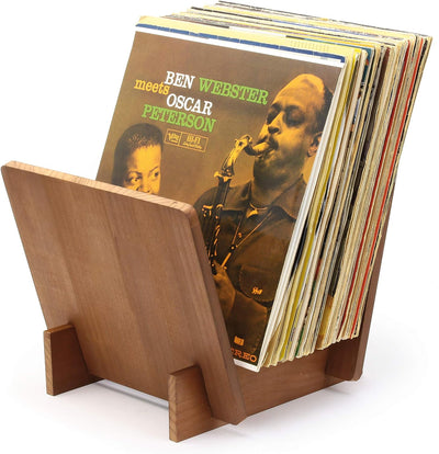 Dynavox LP-Ständer ST40, Aufbewahrungs-Box für Vinyl-Schallplatten aus Kiefernholz, für bis zu 40 LP