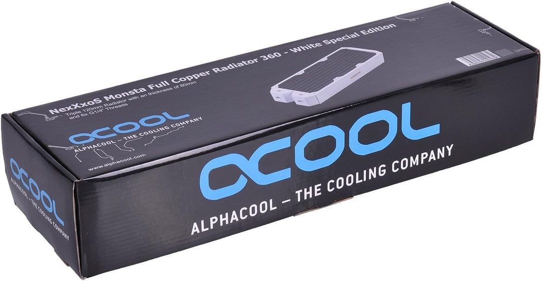 Alphacool 14193 NexXxoS Monsta 360 mm Kühler, Weiss