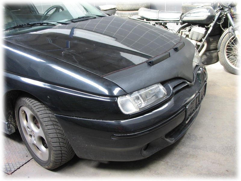 AB-00007 AUTO-BRA kompatibel mit Alfa Romeo 145-146 Bj. 1994-2001 Haubenbra Steinschlagschutz Tuning