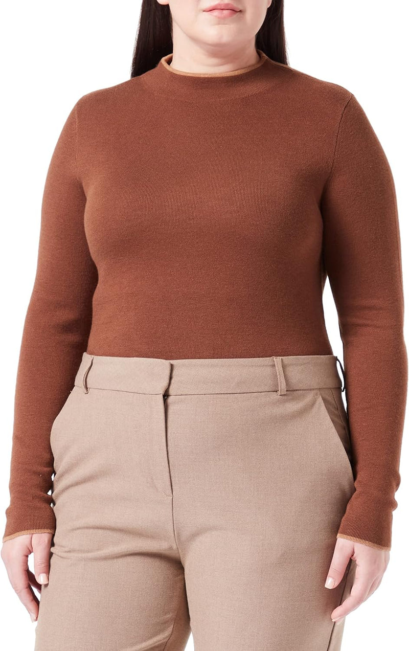 s.Oliver Damen Pullover 44 Braun, 44 Braun