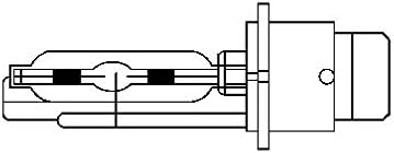 HELLA - Glühlampe - D4S - Xenon up to 4300 Kelvin - 42V - 35W - Sockelausführung: P32d-2-5 - Schacht