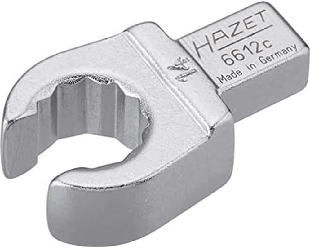 HAZET 6612C-14 Einsteck-Ringschlüssel, Offen 14/9 x 12 mm, 14/9 x 12 mm