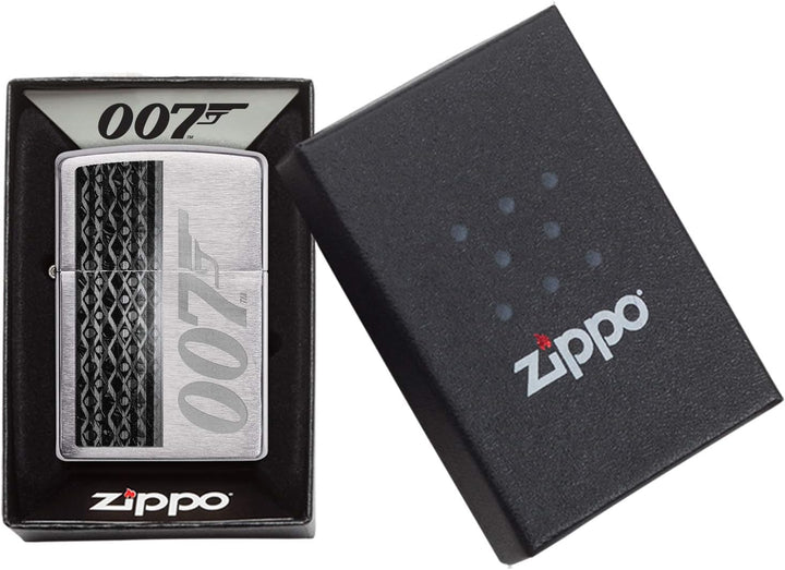 Zippo Classic Lighter-James Bond 007 Feuerzeug, Messing, Individual Design, Original Pocketsize Orig