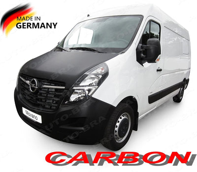 Auto-Bra AB3-00664 Carbon Optik Vollbra für die ganze Motorhaube kompatibel mit Opel Movano Bj. 2010