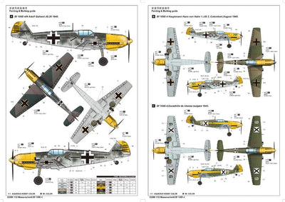 Trumpeter 02289 Modellbausatz Messerschmitt Bf 109E-4, Mittel