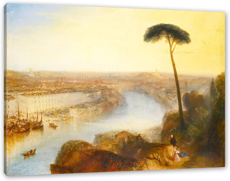 Generisch William Turner - ROME FROM MOUNT AVENTINE als Leinwandbild / Grösse: 100x70 cm / Wandbild