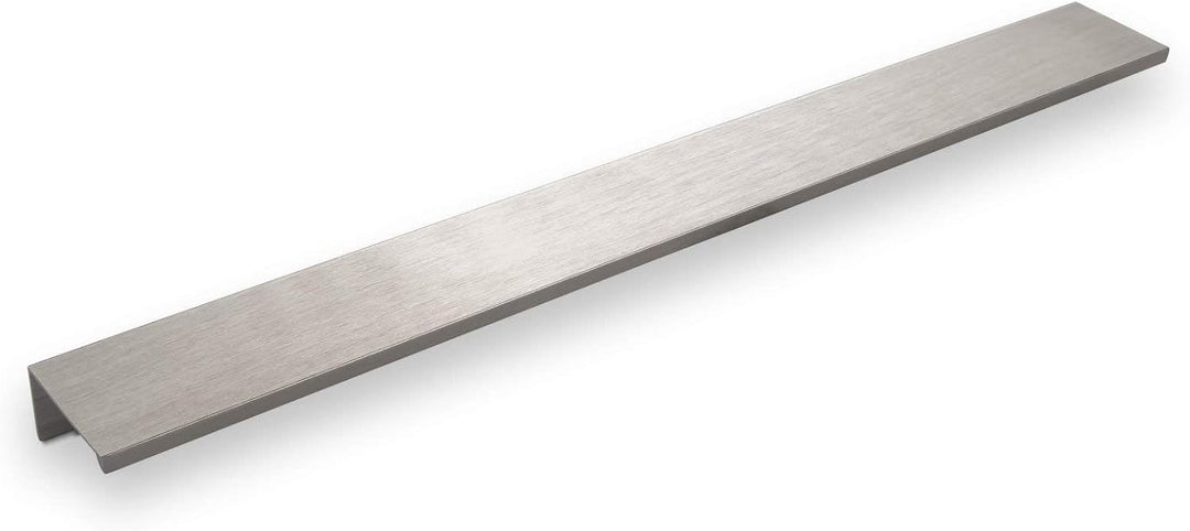 10er Set Alu Möbelgriff SEARL 330 mm Edelstahloptik Griff-Profilleiste Schubladengriff Küchengriff v
