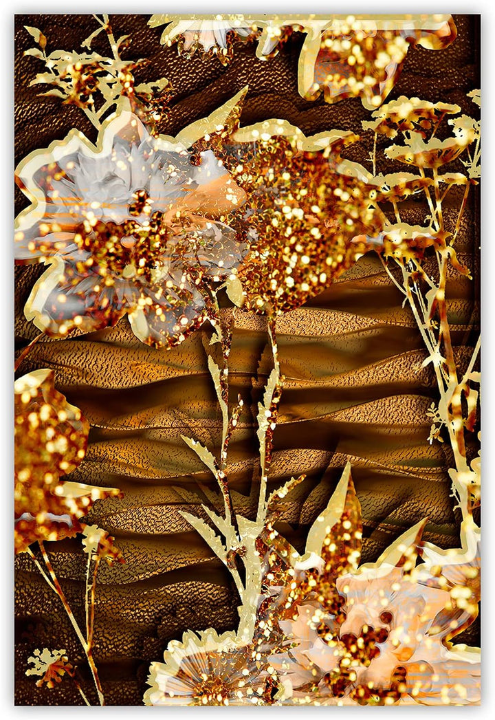 Feeby Vlies Leinwandbild Gustav Klimt Moderner Stil Lebensbaum Gemälde 60x90 cm Druckbild Wandbild W