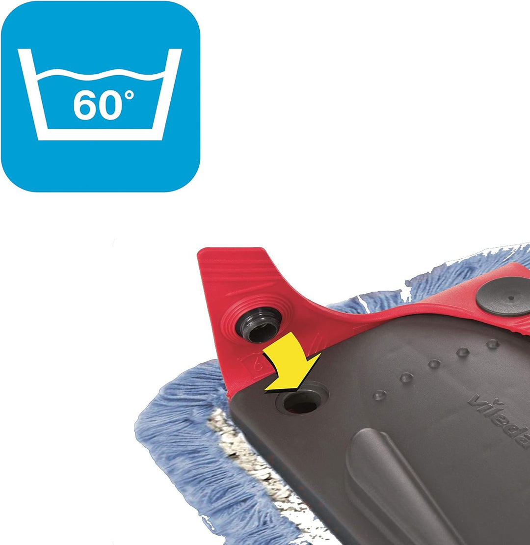 Vileda UltraMax Mikrofaser und Baumwolle, komplettes Mopp- und Eimer-Set Mikro/Baumwolle Einzigartig