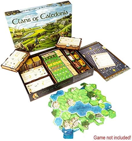 docsmagic.de Organizer Insert for Clans of Caledonia Box - Einsatz, Clans of Caledonia